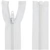 Aerzetix - C64021 - Set di 10 Cerniere Lampo a Spirale N°3 30cm rinforzate autobloccanti separabili - in Nylon - Colore Bianco - tiretto cursore Rete Abbigliamento Cucito merceria