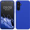 kwmobile Cover per Samsung Galaxy A55 5G Custodia - Back Case per Smartphone in Silicone TPU - Protezione Gommata - blu baltico