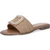 Kharisma Ciabattine in rafia con accessorio con strass e tacco 1,5 cm