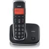 Brondi Bravo Gold 2 (Nero) - Telefono Cordless - Tasti Grandi - Vivavoce - Display Retroilluminato