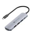 NOVOO Hub USB C 5 in 1 con HDMI 4K, Ricarica PD 100W, 3 Porte USB 3.0, Adattatore USB C Dock per MacBook, iPad, Chromebook, Surface, XPS, ThinkPad, Galaxy, iPhone 16