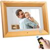 KODAK Cornice Digitale 10.1 Pollici,1280 x 800 FHD IPS, Cornice Elettronica per Foto 16:10, Foto, Musica, Lettore video, Calendario, Allarme, Supporto Scheda USB/SD con telecomando