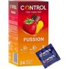 Control Sensual Dots e Lines Preservativi Stimolanti con Punti e Striature in Rilievo, 20 Profilattici