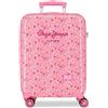 Pepe Jeans Alenka Rosa Valigia da cabina rosa 38 x 55 x 20 cm Rigida 2,5 kg Chiusura TSA ABS 2,5 kg 41,8 L Bagaglio a mano, Rosa, Taglia unica, Valigia cabina