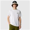 THE NORTH FACE NF0A87NGFN4 M S/S Simple Dome Tee T-Shirt Uomo TNF White Taglia S