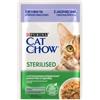 Purina Cat Chow Sterilised Agnello e fagiolini in salsa 85g