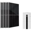 CLIVET + Trina Solar Kit Fotovoltaico Monofase 6 kW con Accumulatore 5 kWh - Inverter Ibrido Monofase CLIVET 5KW SINERGY 51 5K + Batteria accumulo 5kWh SINERGY 51 B 5K + 1