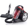 Ariete 2753 J-Force Aspirapolvere senza sacco Tecnologia multiciclonica Tubo telescopico Filtro Hepa Cavo 5 metri 700 Watt Rosso e Nero