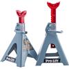 Pro-Lift Coppia di cavalletti resistenti da 6 tonnellate, doppi perni di bloccaggio, blocco maniglia e perno di mobilità, per officine di riparazione auto con maggiore sicurezza