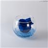 Ars Nova Boccia con rosa cherie cm 10 - blu