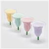 EDG Enzo De Gasperi Candela Tulipano 10x8cm Viola Vetro