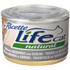 LIFE NATURAL 1 x 150 g Life Natural Le Ricette Lattina Alimento Cibo Umido Completo per Gatti Adulti con Trancetti di Tonno Alicette e Surimi