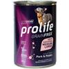 PROLIFE 400 g Prolife Grain Free Sensitive Pork & Potato Alimento Cibo Umido per Cani Adulti di Taglia Media e Grande con Maiale Fresco e Patate