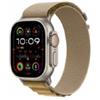 Apple Watch Ultra 2 GPS + Cellular 49mm Cassa Titanio Naturale con Tan Alpine Loop - Large - MX4H3TY/A