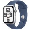 Apple Watch SE GPS 44mm Argento Cassa Alluminio con Denim Sport Band - S/M - MXEQ3QL/A