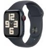 Apple Watch SE GPS + Cellular 40mm Midnight Cassa Alluminio con Cinturino Sport Mezzanotte - S/M - MXGC3QL/A
