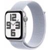 Apple Watch SE GPS 44mm Argento Cassa Alluminio con Cinturino Sport Loop Nuvola Blu - MXET3QL/A