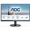 AOC MONITOR 27 LED VA QHD 16:9 4MS 300 CDM, DP/HDMI, MULTIMEDIALE - Q27B3MA