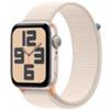 Apple Watch SE GPS 44mm Starlight Aluminium Case with Starlight Sport Loop - MRE63QL/A