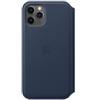 Apple iPhone 11 Pro Leather Folio - Deep Sea Blue - MY1L2ZM/A