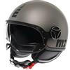 Momo Design CASCO JET FGTR EVO MOMODESIGN E2206 MONO MATT TITANIUM FROST BLACK | MOMO DESIGN