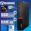 Lenovo Mini PC Computer Lenovo Ryzen 5 Ram 16GB SSD 240GB WIFI Win 10 (Ricondizionato)