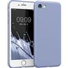 kwmobile Custodia Compatibile con Apple iPhone SE (2020/2022) / 8/7 Cover - Back Case per Smartphone in Silicone TPU - Protezione Gommata - lavanda grigio