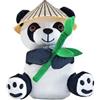 Kögler 76922-Animale parlante Panda Bao, Alto Circa 14,5 cm, Peluche ripetibile con Funzione di Riproduzione, ripete Tutto e Si muove, Multicolore, One Size, 76922