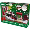 BRIO World - Set Ferroviario, Pista Trenino A Vapore Natalizio Da 27 Pezzi, Personaggi E Accessori Inclusi, Età Raccomandata 3+