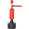 HOMCOM Sacco da Boxe ad Altezza Regolabile con Punching Ball e Base Riempibile, 88x48x155-205 cm, Rosso e Nero|Aosom