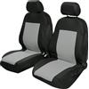 START Coppia Coprisedili Anteriori Universale Saturn Sedili Auto Nero/grigio Protezione