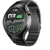Zephyrion Smartwatch 4G Android con GPS, navigazione in tempo reale, 2 GB di RAM, 16 GB di ROM, touch screen AMOLED da 1,43 pollici, fitness tracker con frequenza cardiaca, WiFi/SIM/App Store (acciaio