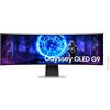 Samsung Odyssey OLED G9 S49DG950SU - G95SD Series - moniteur OLED - Intelligent - jeux - incurvé - 49' - 5120 x 1440 Dual Quad HD @ 240 Hz - 250 cd/m˛ - 1000000:1 - HDR10+ Gaming, HDR10 - 0.03 ms - DisplayPort, Micro HDMI, HDMI - haut-parleurs - argent