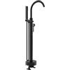 Parama Rubinetteria stondata per vasca freestanding finitura nera opaca | Ava