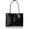 GUESS DESIDERIA Flap SHOUL, Borsa Donna, BLA, Unica