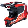 Just1 Casco Moto Cross Enduro Just1 J40 Shooter Flash Rosso Nero B