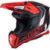 Just1 Casco Moto Cross Enduro in Carbonio Just1 J22 Carbon Fluo Ro