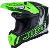 Just1 Casco Moto Cross Enduro in Carbonio Just1 J22 Carbon Fluo Ve