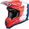 Just1 Casco Moto Cross Enduro in Fibra Just1 J22 Revolte Rosso Blu