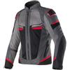Clover Giacca Moto Traforata Clover AIRJET 6 Grigio Rosso Nero