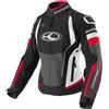 Clover Giacca Moto Donna Clover AIRBLADE 5 LADY Bianco Rosso Nero
