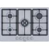 Bosch PGQ7B5BK90 Piano Cottura Gas 5 Fornelli 75 cm Acciaio inox