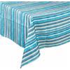 Villa d'Este Home Tivoli 1999 Tovaglia antimacchia 140x180 cm, 8 posti tavola, decoro righe, Neptune Stripes