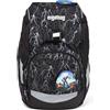 ergobag Prime Rucksack Schule Elementare Ergonomisch - 20L - Spaziale Super Reflect Glow, Einheitsgröße