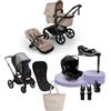 Bugaboo Bundle Estivo Completo Bugaboo Fox 5 Renew Black/Desert taupe melange-desert taupe melange