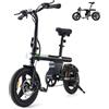 Finbike 14 Bici Elettrica Pieghevole, 7.8AH Batteria, Autonomia di 35-45 KM Bici Pieghevole da Città, Motore 250W, 3 Modalità Di Velocità, E-Bike per Adulti E Adolescente
