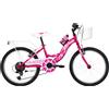 MANDELLI 20' BIMBO FLORA FLOWERS 6V Bici Bambino 20''