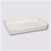 DEGHI Vassoio 45x30 cm in melamina bianco con manici