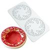 TUKE Stampo in Silicone a Forma di Foglia Cava per Cioccolatini, Caramelle 3D, Decorazioni per Pasti, Fondente, Argilla Polimerica - Anello a Foglia O, 22,4 x