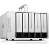 TERRAMASTER D5 Thunderbolt 3 Professional-Grade Alloggiamento per Disco Rigido Esterno a 5 vani Raid 0 / RAID1 / RAID5 / RAID10 Alloggiamento Raid di Hard Disk (Senza Disco)
